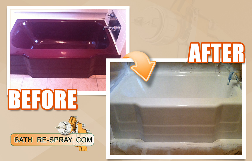 Bath Respray – The Best Way To Paint Your Bathtub